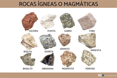 Tipos de rocas Características e información