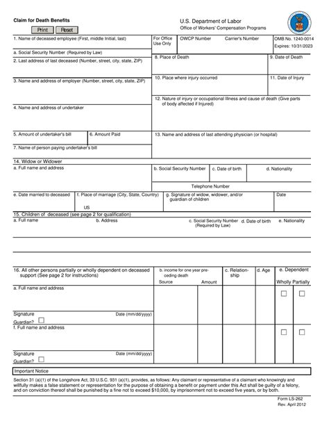 Form Ls 262 Fill Out Sign Online And Download Fillable Pdf