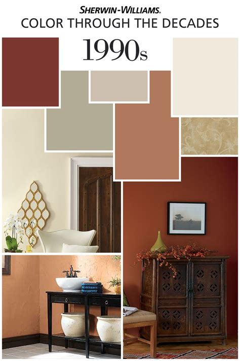 Color Through The Decades 1990s Sherwin Williams Interior Paint