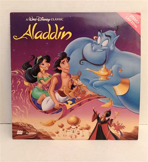 Aladdin 1992 Disney Stereo 4609 As Hollywood Laserdisc
