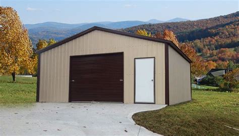Maybe you would like to learn more about one of these? 18x21 Boxed Eave Metal Garage Building - A Frame Standard Steel Garage