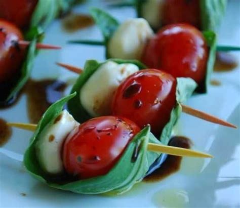 15 Party Finger Foods The Realistic Mama Appetizer Snacks Caprese