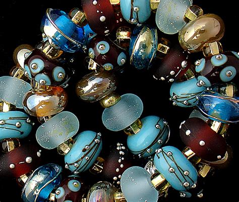 Lampwork Beads For Statement Necklace Handmade Beads For Jewelry