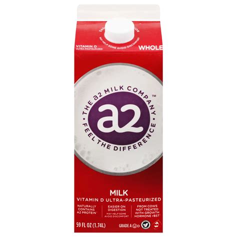 A2 Milk Whole Milk Shop Milk At H E B