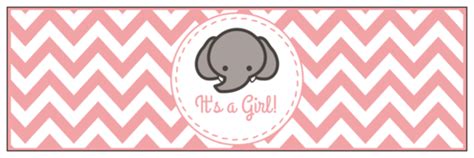 Kick it up a notch with some tasty baby shower desserts! Elephant Themed Baby Shower Water Bottle Labels - Label ...