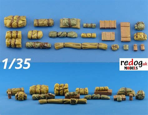 135 Military Scale Modelling Resin Stowage Kit Diorama Accessories Ki