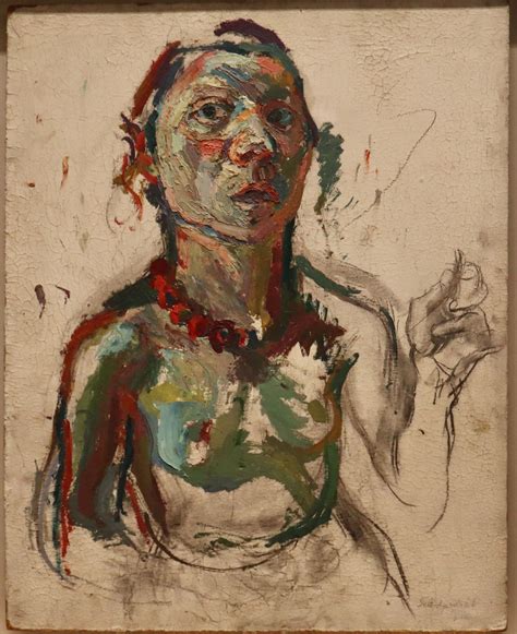Maria Lassnig Expressive Self Portrait 1945 Ph Sda Autoritratti