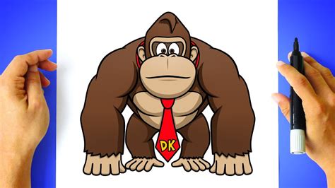 How To Draw Donkey Kong The Super Mario Bros Movie Youtube
