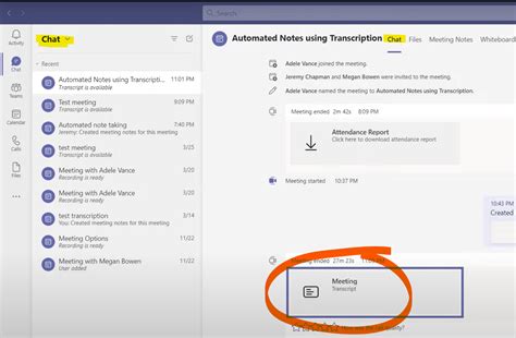 Automate Note Taking With Microsoft Teams Meeting Transcription