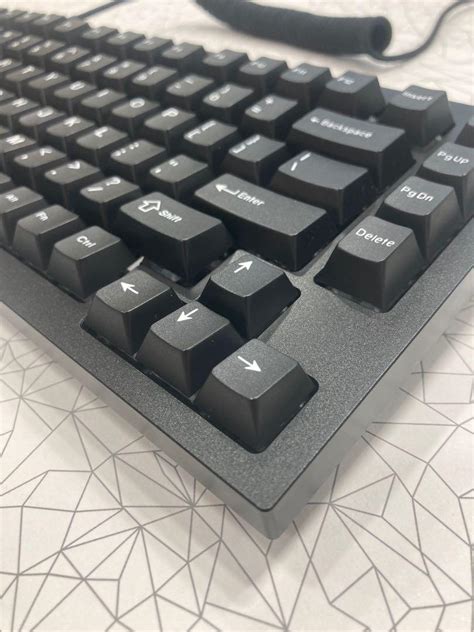 Epbt White On Black Wob Keycaps For Custom Mechanical Keyboard