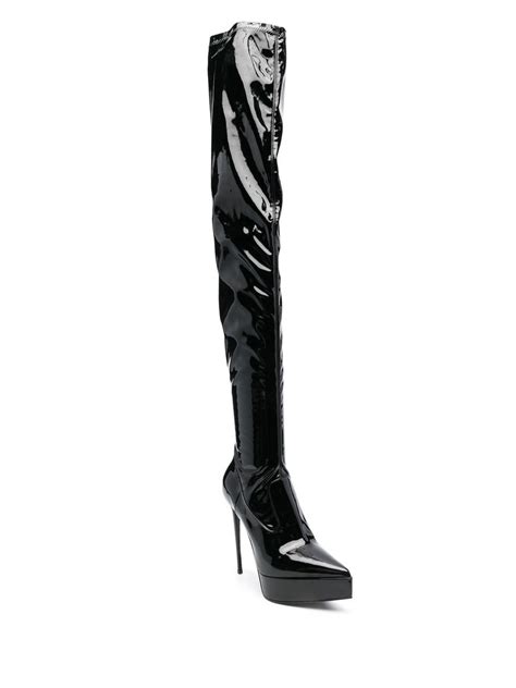 le silla uma 135mm thigh high boots farfetch