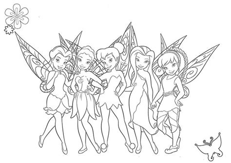 14 Adorable Coloriage Fée Clochette Images  Fairy coloring pages