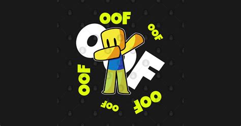 Roblox Oof Dabbing Dab Noob Gamer T For Kids Roblox T Shirt