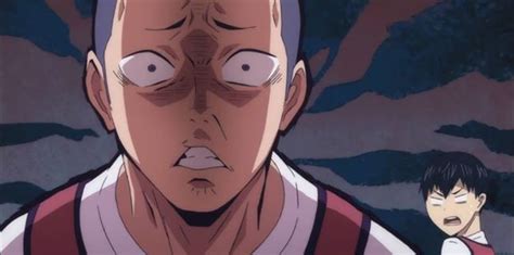 Here's a collection of haikyuu quotes from to the top part 2. Tanaka's face. | Haikyuu funny, Haikyuu, Anime