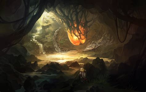 Artstation Cave Dragon