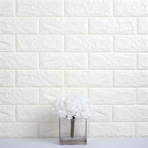 58 Sq Ft Faux Brick 3d Peel And Stick Wall Panels Backdrop Party Diy