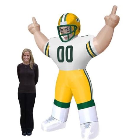 Green Bay Packers Nfl Tiny Air Blown Inflatable Football