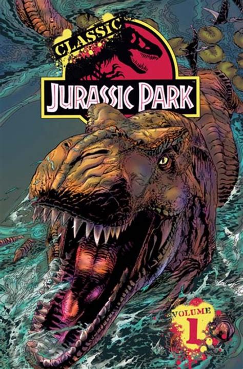 Michael crichton's novels include the andromeda strain, the great train robbery, congo, jurassic park, rising sun, disclosure, and the lost world. CLASSIC JURASSIC PARK TP VOL 01
