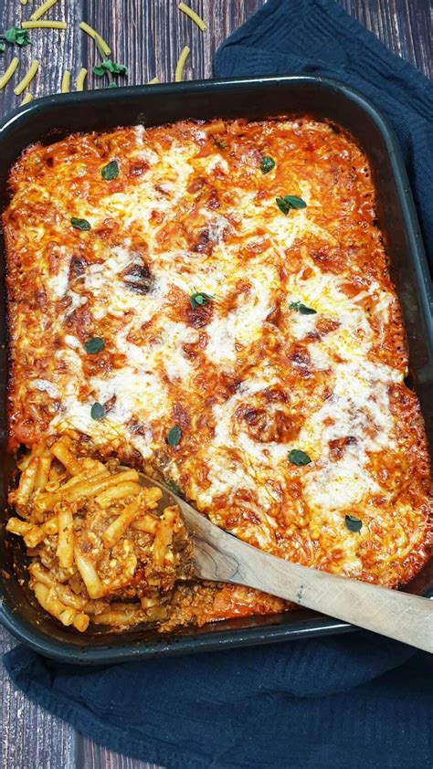 Makkaroni Auflauf mit Hackfleisch alla mamma
