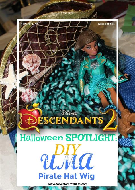 Custom made disney descendants evie dress costume. Halloween SPOTLIGHT: DIY UMA Descendants 2 Pirate Hat Wig | Pirate hats, Uma descendants ...