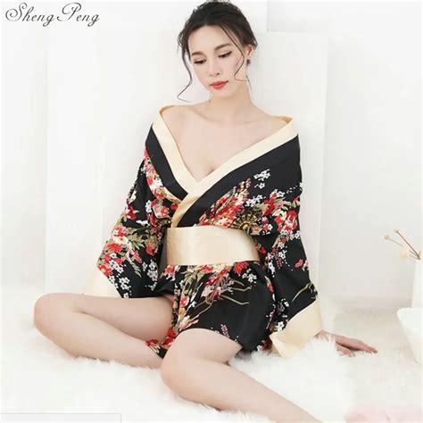 Japanese Floral Kimono Robe For Women Elegant Sleepwear Casual Spa Robes And Sexy Kim Possible