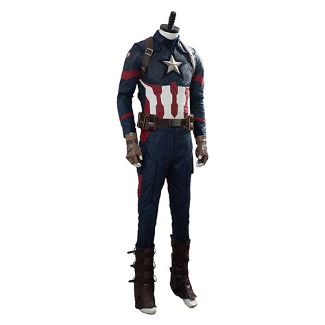 Avengers 4 Endgame Steve Rogers Captain America Cosplay Costume