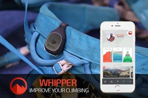 whipper wearable climbing performance and fitness tracker with smart coach gadgetsin