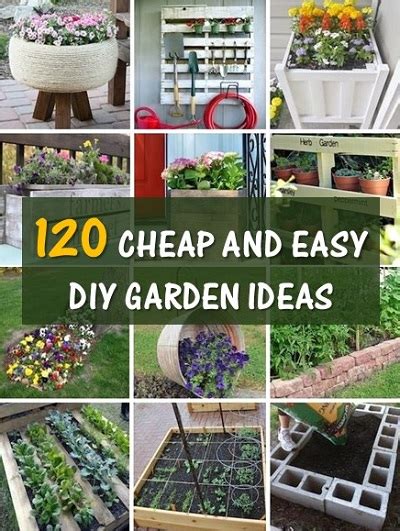 120 Cheap And Easy Diy Garden Ideas Diy Garden Crafts And More
