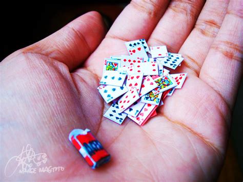 Miniature Deck Of Cards By Margemagtoto On Deviantart