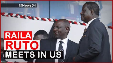 Ruto And Raila Meets In Usa Attending The Us Africa Leaders Summit