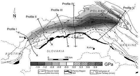 Simplified Geological Map Of The Westem Carpathians Indicating The