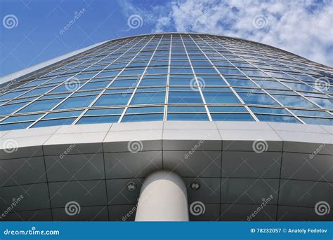Glass Wall Of Modern High Rise Building Stock Image Image Of