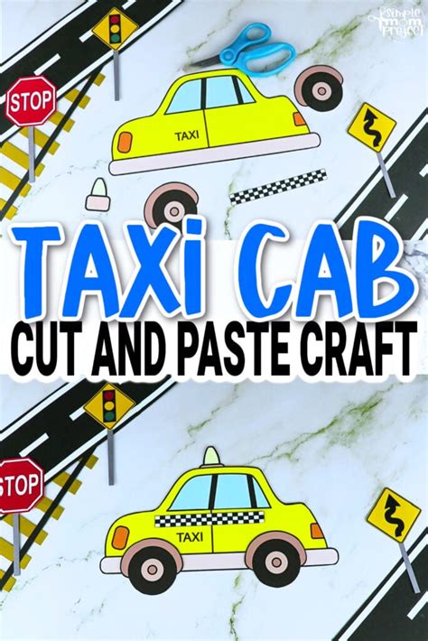 Printable Taxi Craft Template Simple Mom Project