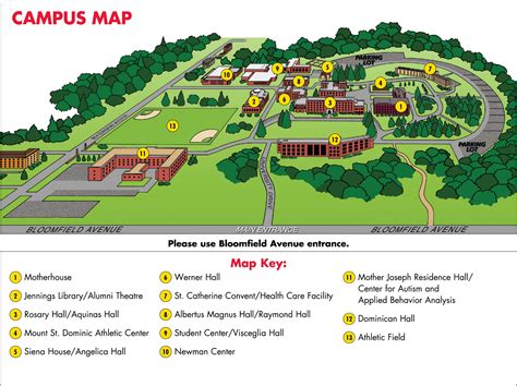 Dominican University Campus Map