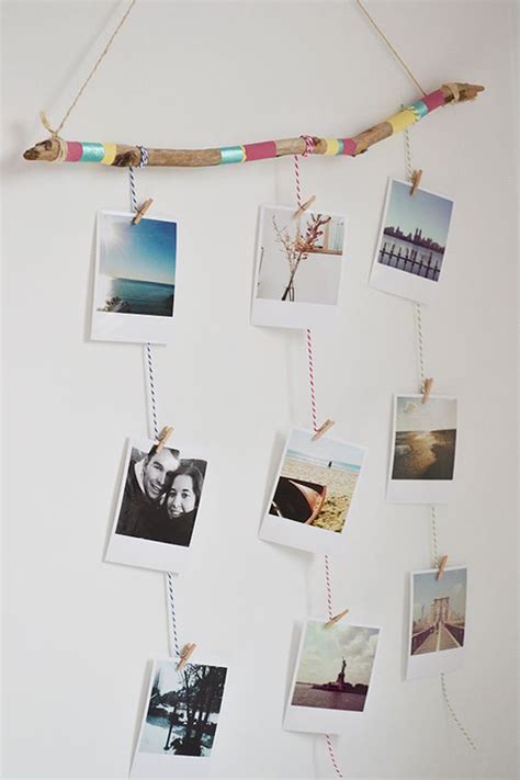 And, by decor enhancing, we mean being actually the decor #goals. 10 Creative DIY Natural Photo Hanger Ideas | House Design And Decor