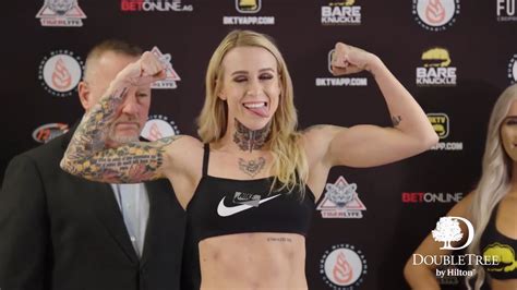 Taylor Starling Vs Randine Eckholm Weigh In Face Off Bkfc Fight