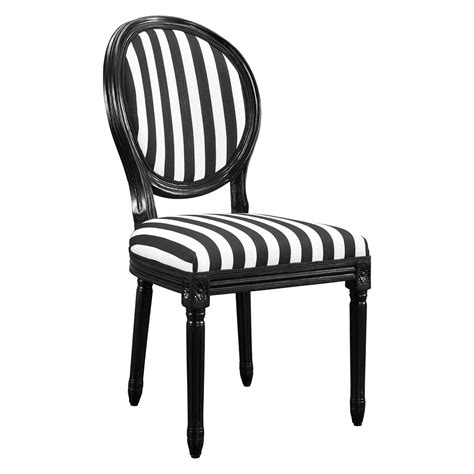Black And White Striped Dining Room Chairs Black And White Striped