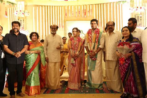 rajinikanth s daughter marriage best pictures from soundarya with vishagan s wedding ibtimes