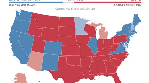 Electoral College Map Clinton Vs Trump 2016 The Sacramento Bee
