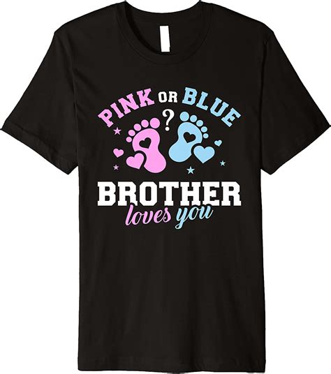 Gender Reveal Brother Premium T Shirt Clothing