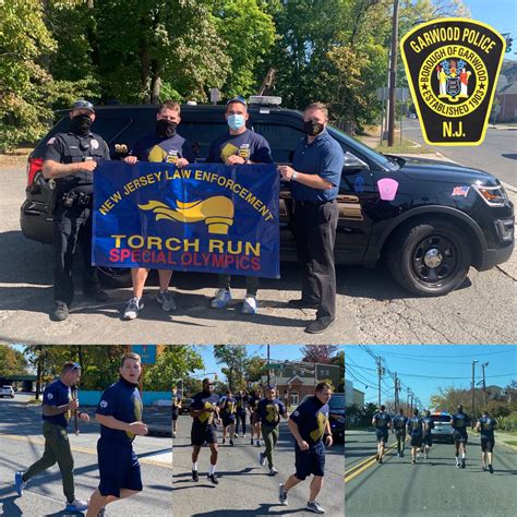 Renna Media | Garwood Police Officers 2020 Law Enforcement Torch Run