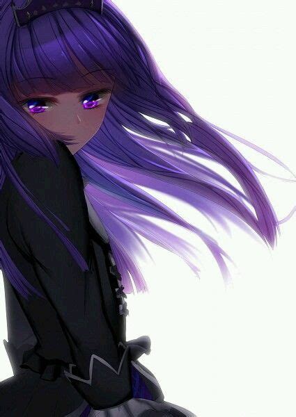 Badass anime girls black and white. Pin de Valerie Jones em My Pins | Menina com cabelo roxo ...