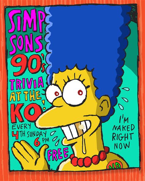 The Monthly 90s Simpsons Trivia Happy Hour • 6pm To 9pm The Knockout Sf