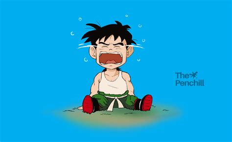 Gohan Crying By Thepenchill On Deviantart