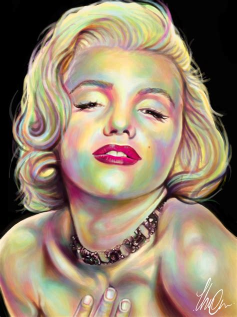 Marililyn Monroes Portrait Paint