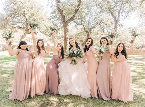 Real Birdy Grey Weddings Birdy Grey Mix And Match Mauve And Dusty Rose Bridesm In 2020