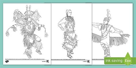Free First Nations Regalia Indigenous Colouring Pages Twinkl Ca