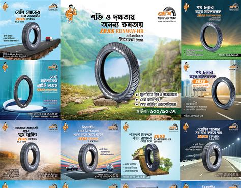 Creative Tyre Ads Design On Behance