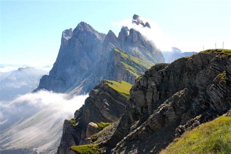 The Odle Mountains Dolomites In Italy Stock Image Image Of National