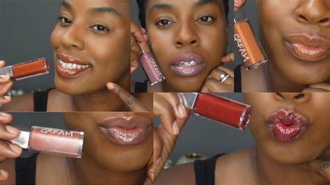 New Fenty Gloss Bomb Cream Lipbook Are They Dark Skin Friendly